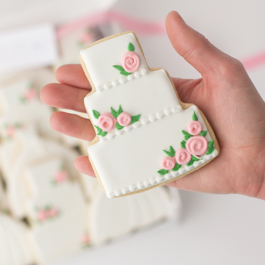 WEDDING DRESS & CAKE Cookie Gift Box (12 ct) – ellenjaycookies