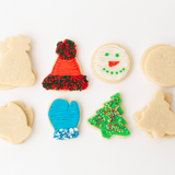 Christmas Cookie Decorating Kit – 12 Sugar Cookies with Buttercream Icing