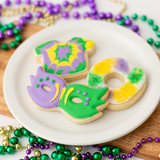 Mardi Gras Cookie Collection - Gourmet Gift Box