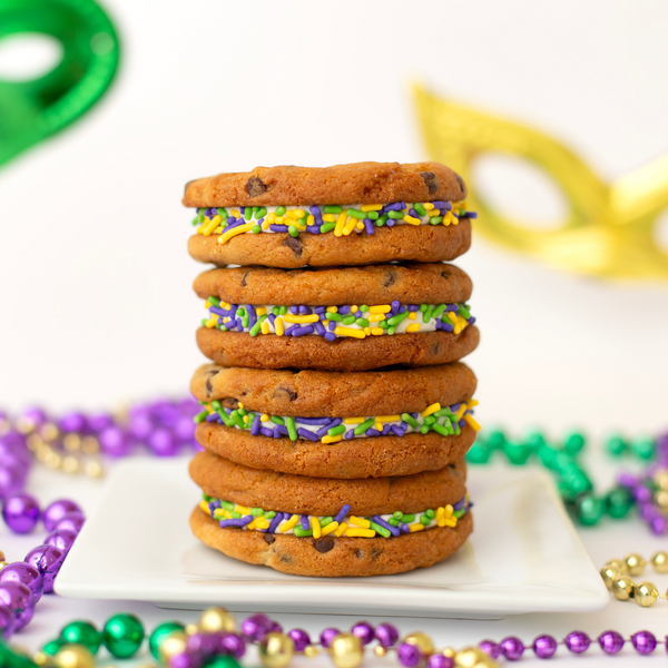 Mardi Gras Sammies - Gourmet Cookie Gift Box