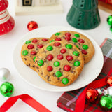 Christmas Jumbo M&M Cookies - Holiday Gift Box (6ct)