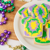 Mardi Gras Shirt Sugar Cookies - Gourmet Gift Box