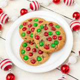 Christmas Jumbo M&M Cookies - Holiday Gift Box (6ct)