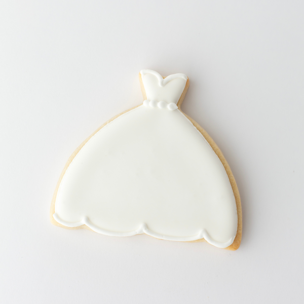 WEDDING DRESS COOKIES