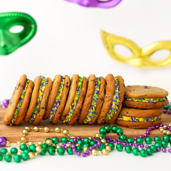 Mardi Gras Sammies - Gourmet Cookie Gift Box