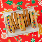 Christmas Sugar Cookies & Buttercream Sammies - Merry Holiday Gift Box (12ct)