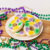 King Cake Sugar Cookies - Gourmet Gift Box