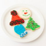 Christmas Cookie Decorating Kit – 12 Sugar Cookies with Buttercream Icing