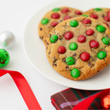 Christmas Jumbo M&M Cookies - Holiday Gift Box (6ct)