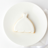 WEDDING DRESS COOKIES