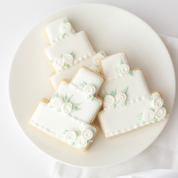 Wedding Cake Sugar Cookies - Gourmet Gift Box