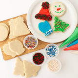 Christmas Cookie Decorating Kit – 12 Sugar Cookies with Buttercream Icing