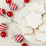 Snowflake Sugar Cookies - Winter Wonderland Gift Box Dozen