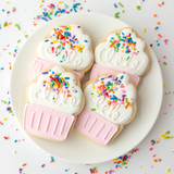 PINK CUPCAKE COOKIES